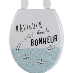 Gifi Equipement Wc^Abattant WC design naviguer vers le bonheur
