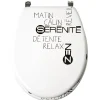 Gifi Equipement Wc^Abattant WC design zen