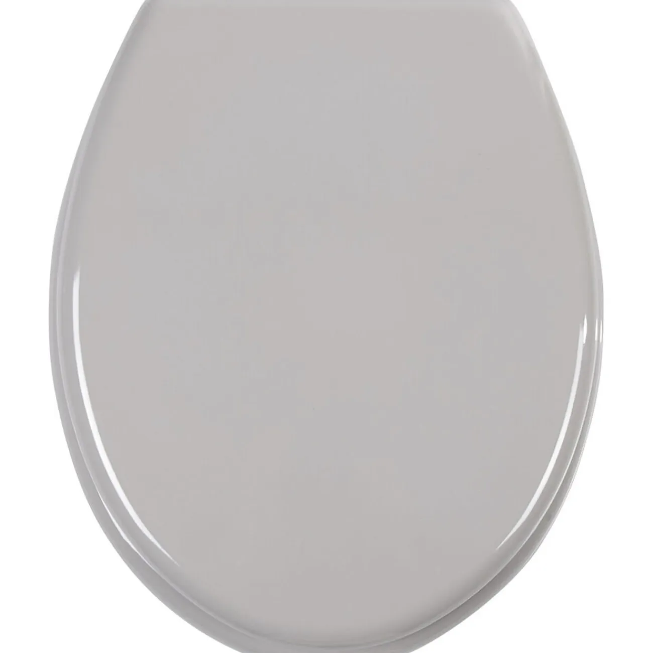 Gifi Equipement Wc^Abattant WC gris clair uni