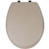 Gifi Equipement Wc^Abattant WC gris clair uni