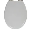 Gifi Equipement Wc^Abattant WC plastique uni gris frein de chute