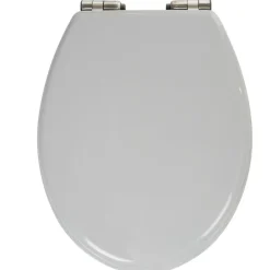 Gifi Equipement Wc^Abattant WC plastique uni gris frein de chute