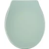 Gifi Equipement Wc^Abattant WC plastique uni vert d'eau