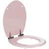 Gifi Equipement Wc^Abattant WC uni rose frein de chute