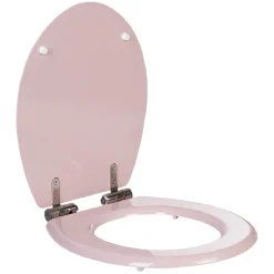 Gifi Equipement Wc^Abattant WC uni rose frein de chute