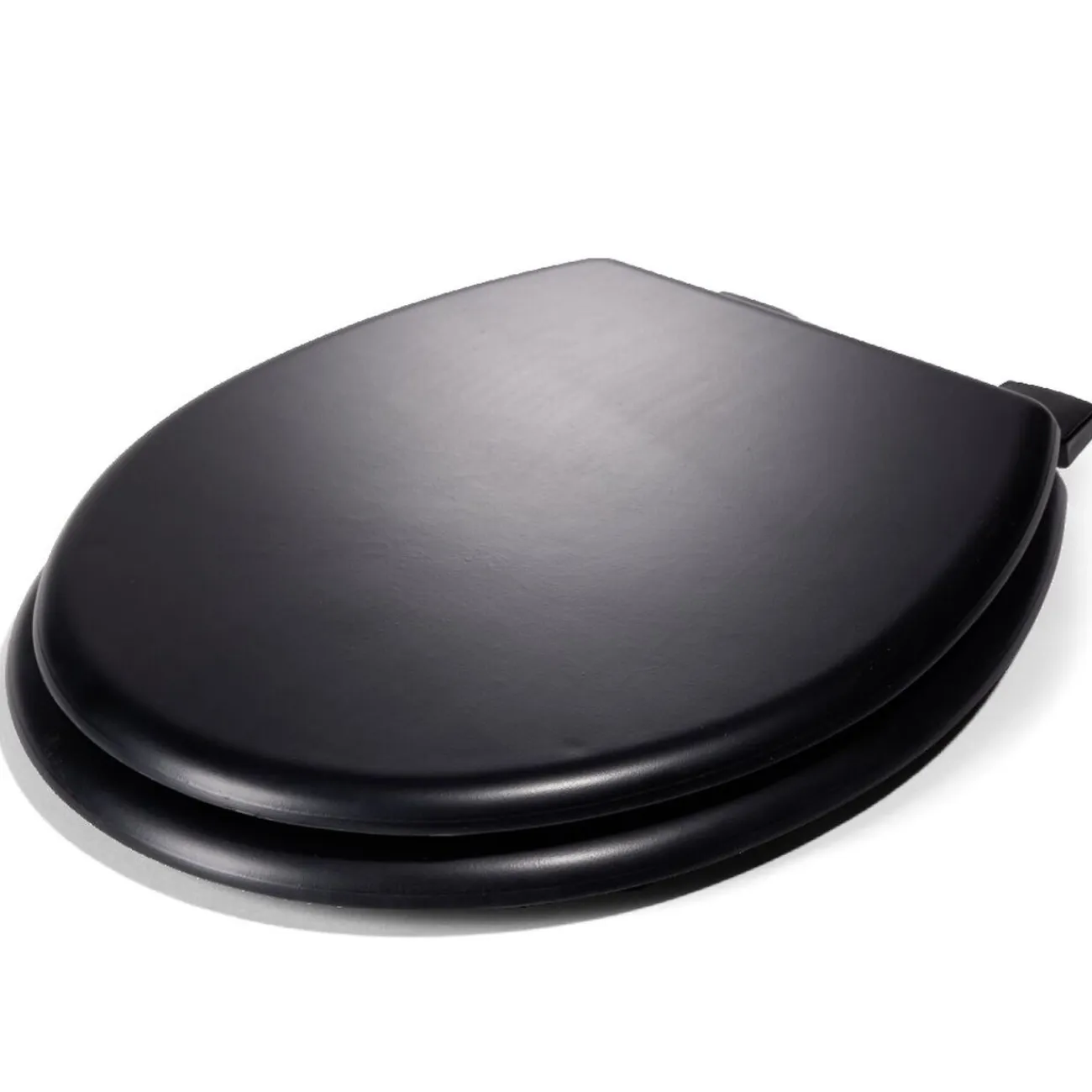 Gifi Equipement Wc^Abattant WC universel en bois noir