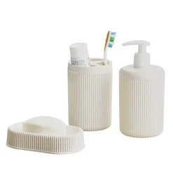 Gifi Aménagement Salle De Bain^Accessoire salle de bain porte savon avec distributeur et gobelet