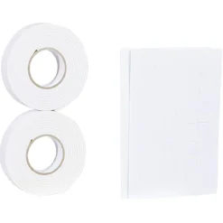 Gifi Colle Et Adhésif^Adhésif double face rouleau L200cm x2 et planche adhésive à découper