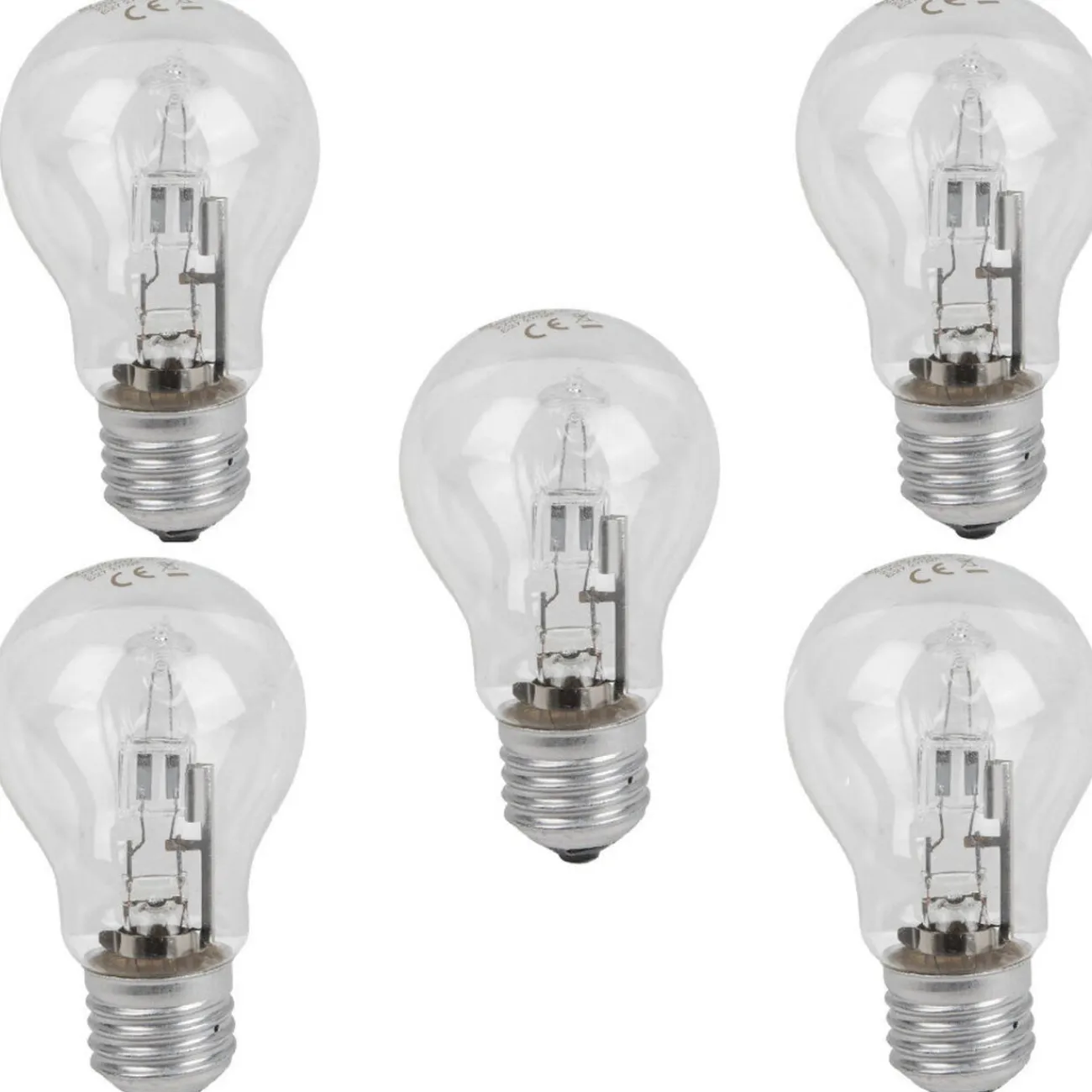 Gifi Ampoule^Ampoule halogène E27 42 Watts A55 x5