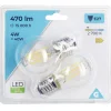Gifi Ampoule^Ampoule LED à filament E27 G25 lumière chaude 470lms x2