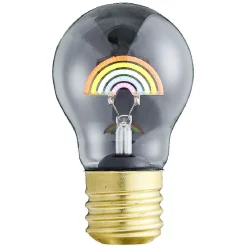 Gifi Ampoule^Ampoule USB rechargeable filament LED arc-en-ciel multicolore Ø7xH12cm