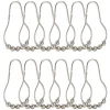 Gifi Equipement Douche^Anneau de douche métal gris x12