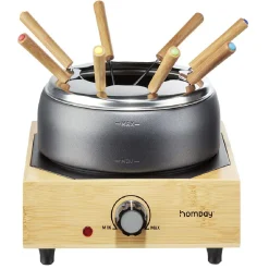 Online Gifi Appareil à fondue sur socle en bambou 800W