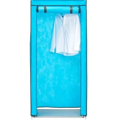 Gifi Rangement|Armoire dressing bleu
