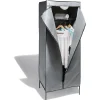 Gifi Rangement|Armoire penderie grise