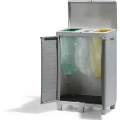 Gifi Nettoyage Et Entretien|Armoire poubelle tri sélectif