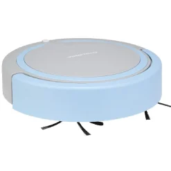 Gifi Nettoyage Et Entretien|Aspirateur robot Cyclonia rond gris et bleu