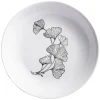 Best Gifi Assiette creuse décor fleur blanc noir