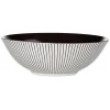 Best Gifi Assiette creuse rayure noire et blanche