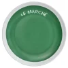 Best Gifi Assiette à dessert verte contour blanc inscription Le marché