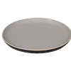 Best Gifi Assiette à dessert Zenco bicolore gris et taupe