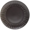 Best Gifi Assiette plate en céramique noir Ø27cm