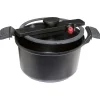 Discount Gifi Autocuiseur basse pression Russell Hobbs noir et rouge 5L