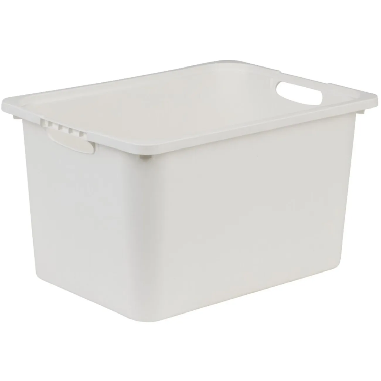 Gifi Rangement|Bac plastique blanc