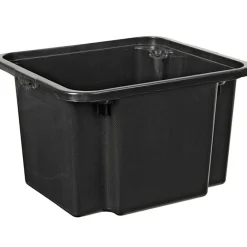 Gifi Rangement|Bac plastique noir 22 L