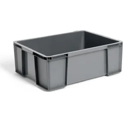 Gifi Rangement|Bac renforcé rangement plastique gris 27L