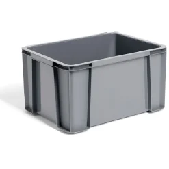 Gifi Rangement|Bac renforcé rangement plastique gris 17L