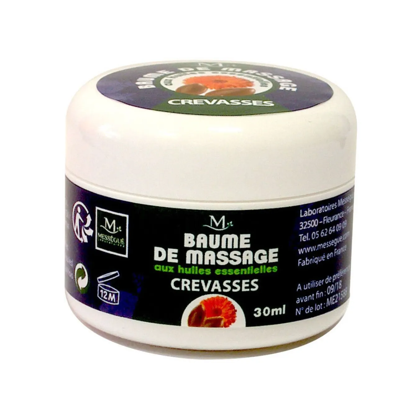 Gifi Bien-Être^Baume de massage Crevasses aux Huiles essentielles