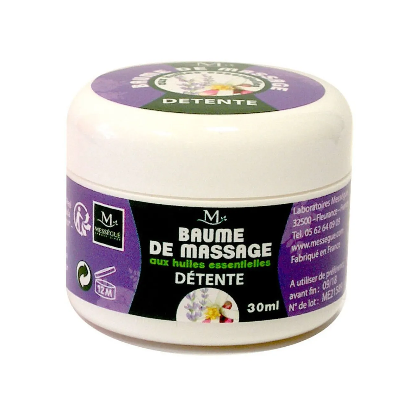 Gifi Bien-Être^Baume de massage Détente aux huiles essentielles