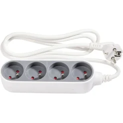 Gifi Accessoires Électriques^Bloc multiprise design gris 4x16A 1,5m