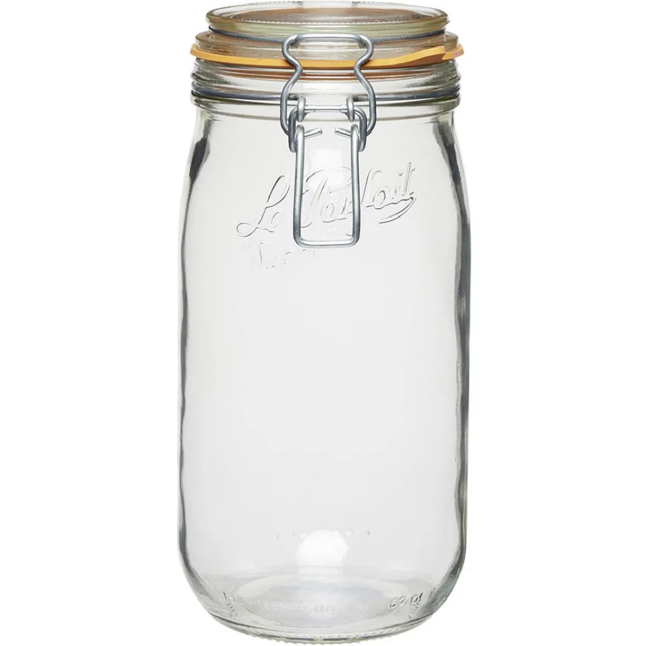 Gifi Bocal de conservation avec couvercle en verre 1,5 L Le Parfait