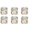 New Gifi Bocal de conserve fermeture à clapet 500 g x 6