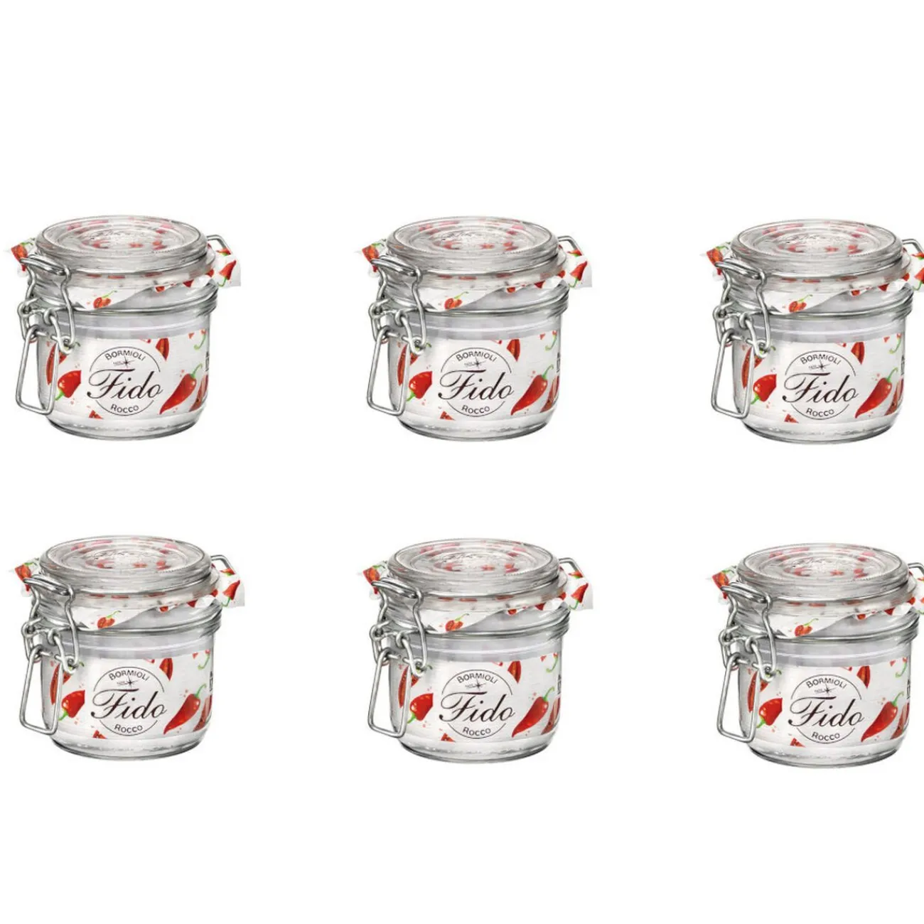 Online Gifi Bocal de conserve fermeture à clapet 200 ml x 6