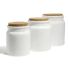 Outlet Gifi Bocal en céramique avec couvercle en liège Ø16xH19cm