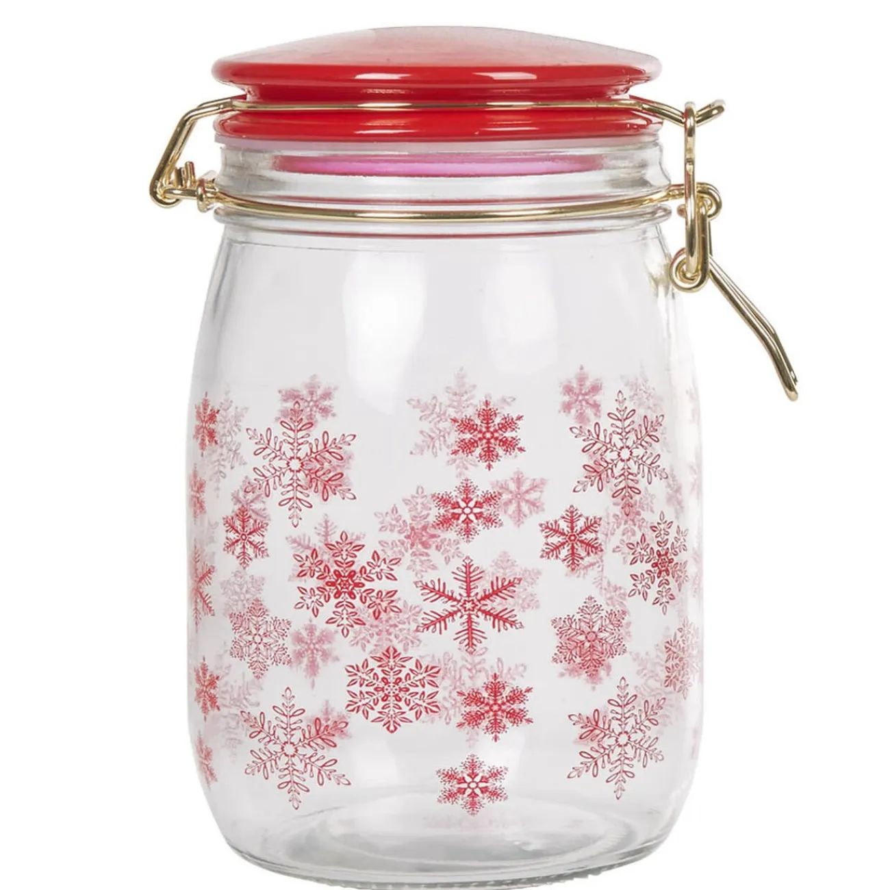 New Gifi Bocal flocon rouge Noël