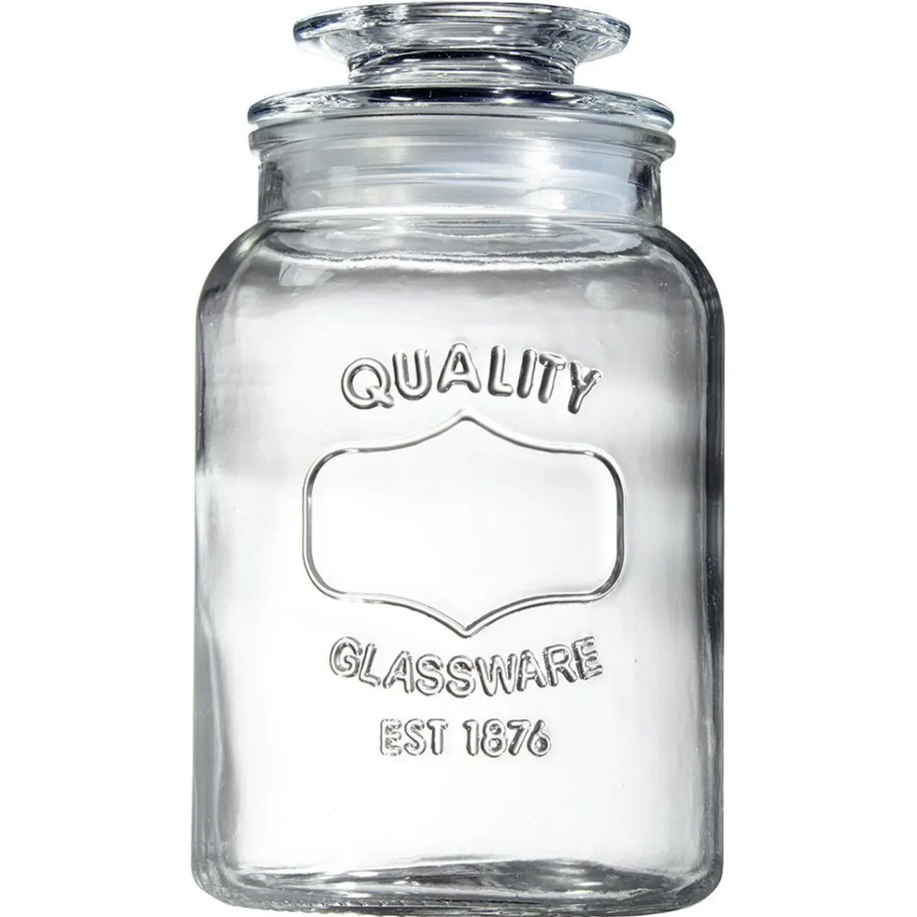 Hot Gifi Bonbonnière en verre 1,5L