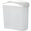 Gifi Boîte alimentaire empilable transparente et blanche 1,25 L