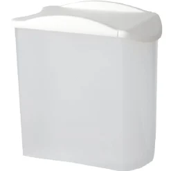 Gifi Boîte alimentaire empilable transparente et blanche 1,25 L