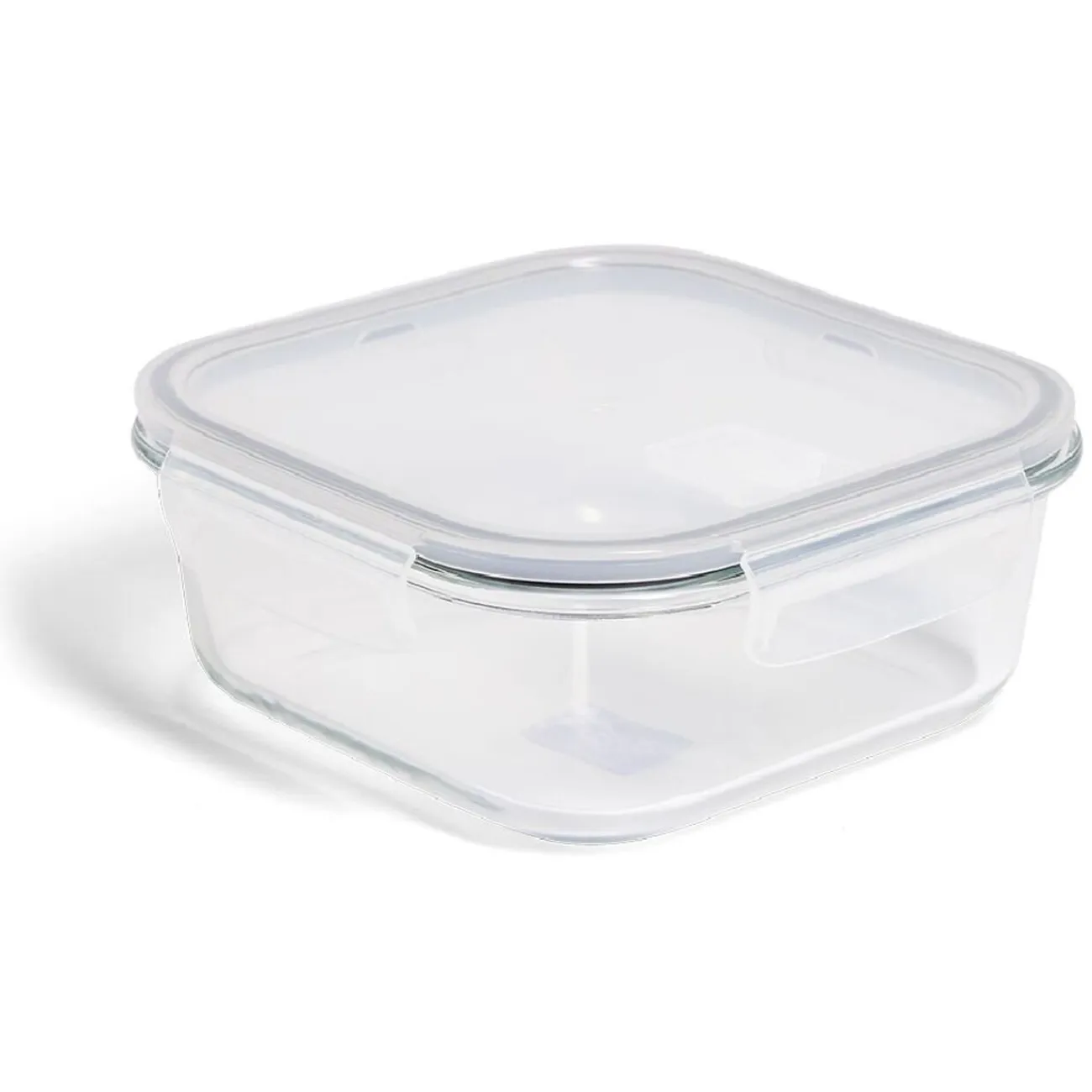 Best Gifi Boîte alimentaire en verre avec couvercle plastique à clips 1,1L