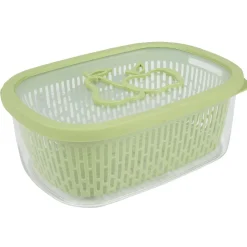 New Gifi Boîte alimentaire hermétique avec panier fraîcheur 4 L vert
