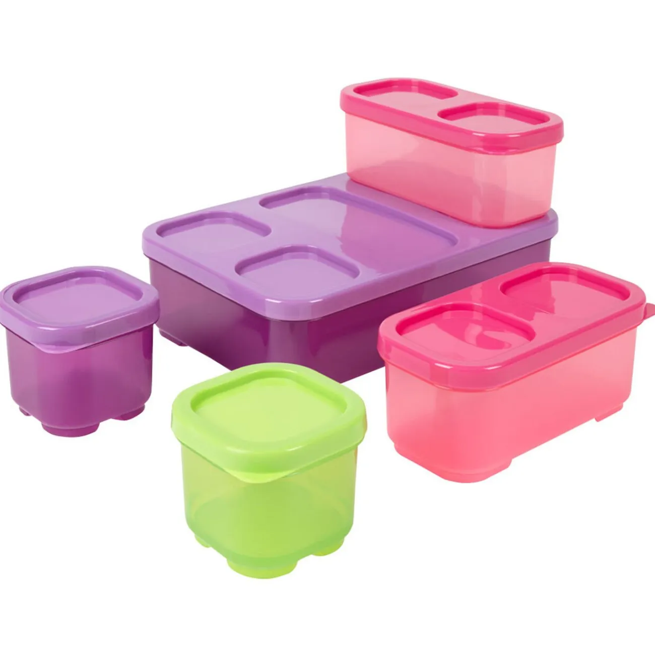 Hot Gifi Boîte alimentaire multicolore x5