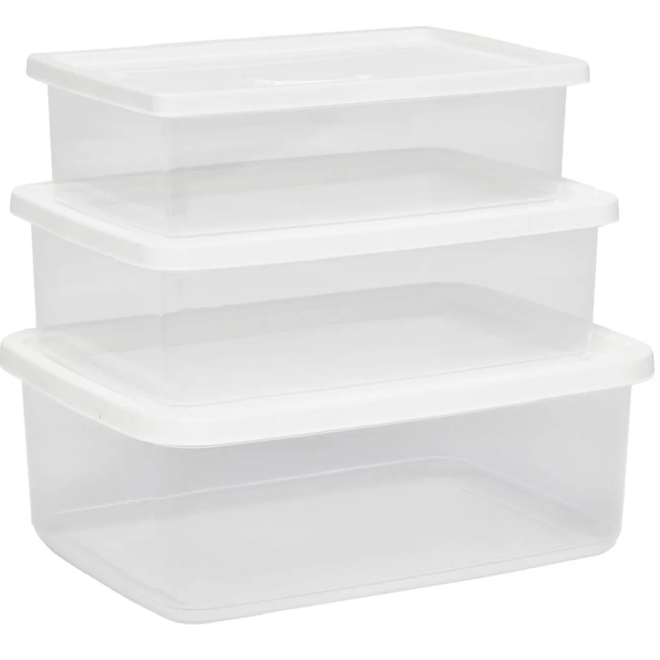 Discount Gifi Boîte alimentaire rectangulaire polypropylène x3