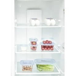 New Gifi Boîte alimentaire transparente couvercle bleu x18