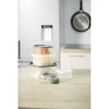 Discount Gifi Boîte alimentaire transparente couvercle gris et blanc x5
