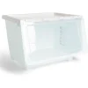 Gifi Rangement|Boîte avec couvercle 45L bleu 43xH30,5x39cm