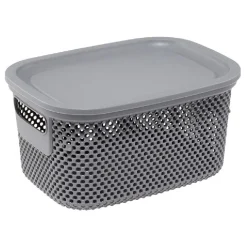 Gifi Entretien Du Linge|Boîte avec couvercle 3,5L gris